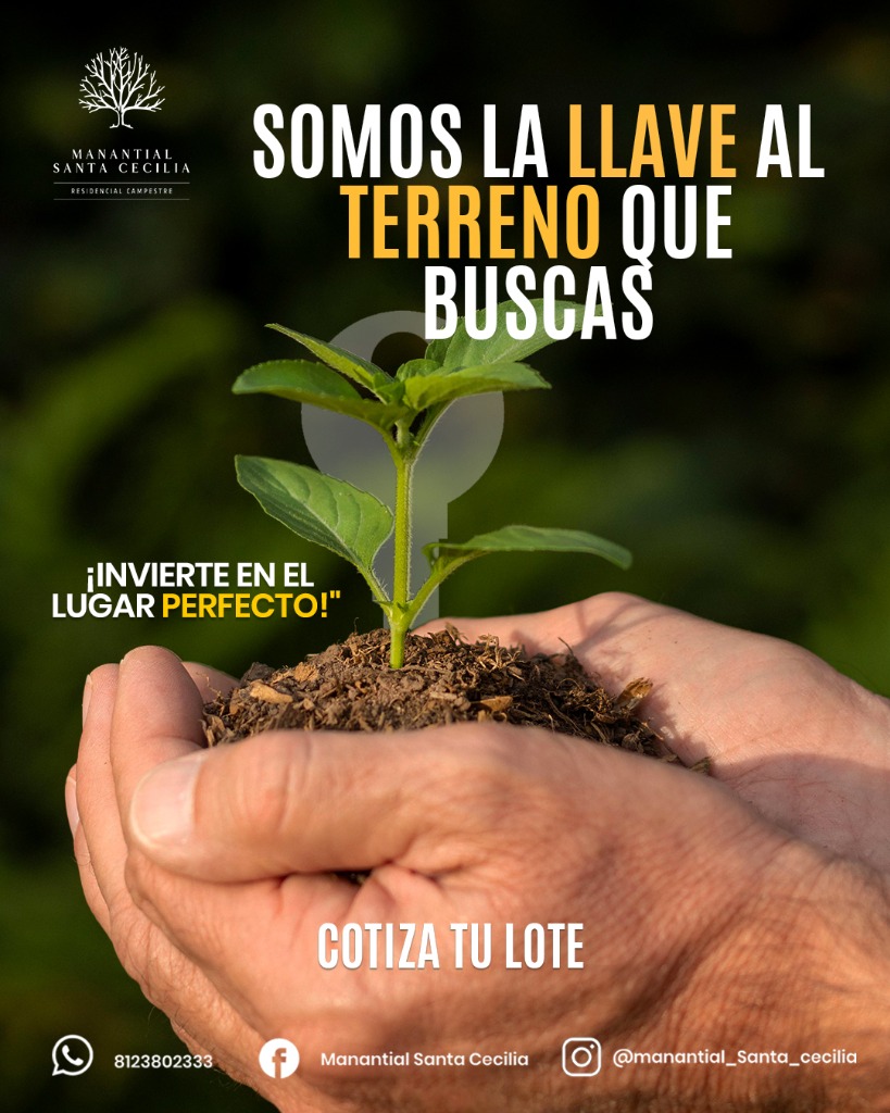 Manos con tierra